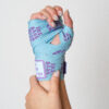 gladiatrix boxing handwraps in blue and purple