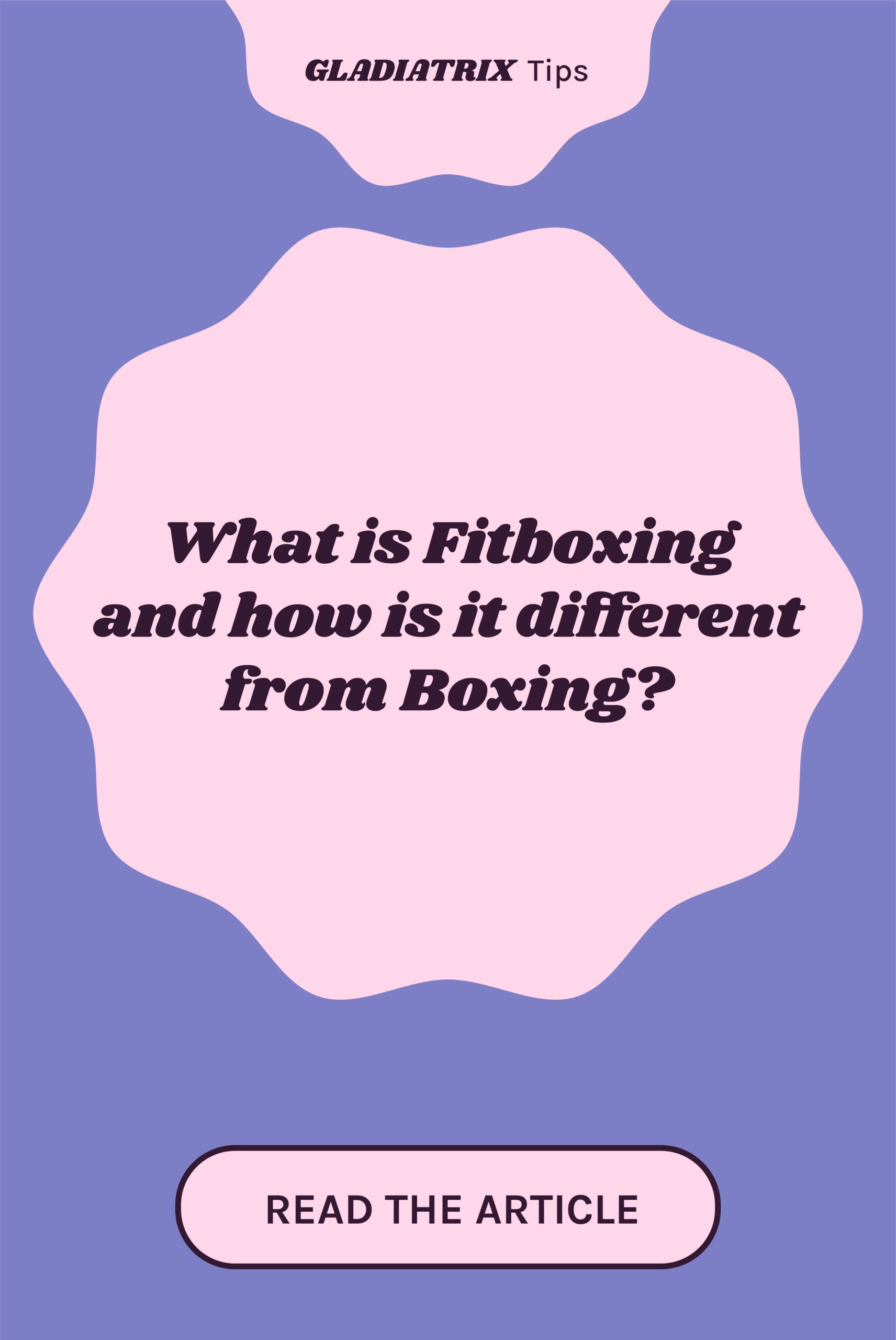 Blog post cover: WHAT is fitboxing and what is the difference compared to boxing