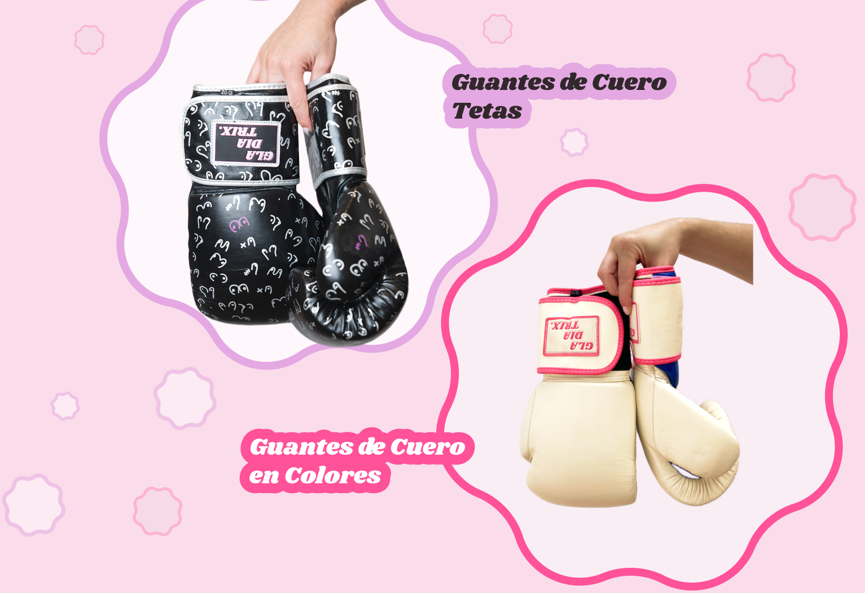 productos del Kit Clase de Boxeo- guantes de boxeo, vendas y protectores bucales